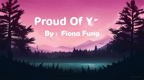 fiona fung|so proud of you songs.